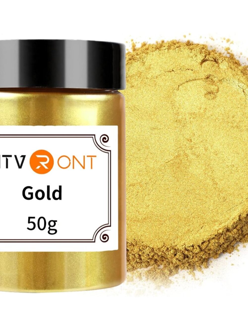 Gold Mica Powder for Epoxy Resin - 1.76 oz/50 g Mica Pigment Powder, Natural Mic